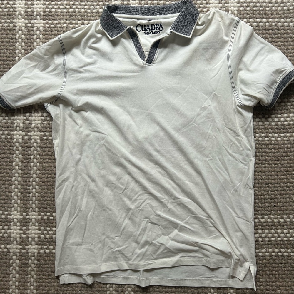 CUADRA Men's Cream Polo Shirt